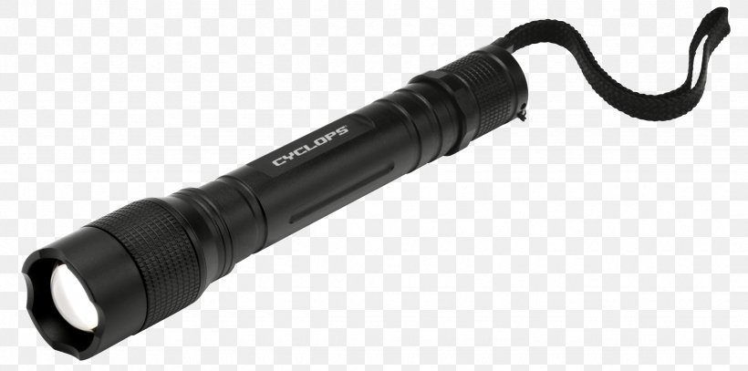 Flashlight Tactical Light Lumen Light-emitting Diode, PNG, 2455x1219px, Light, Battery, Color, Flashlight, Glow Stick Download Free