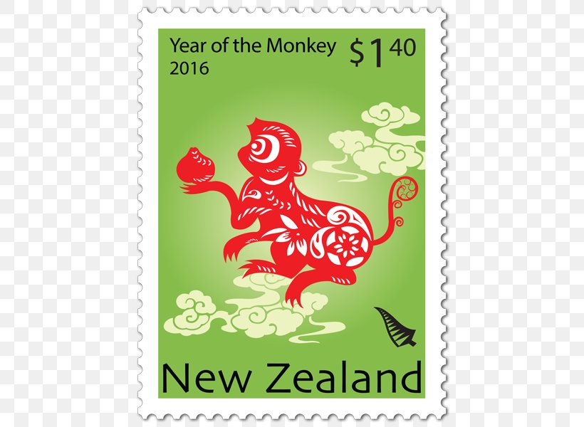 Postage Stamps Chinese New Year Chinese Zodiac Mail Golden Monkey Stamp, PNG, 600x600px, Postage Stamps, Chinese Astrology, Chinese Calendar, Chinese New Year, Chinese Zodiac Download Free