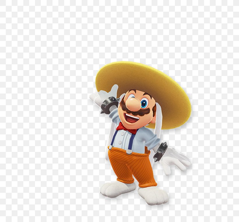 Super Mario Odyssey New Super Mario Bros Nintendo Switch Super Mario RPG, PNG, 720x760px, Super Mario Odyssey, Costume, Fictional Character, Figurine, Hat Download Free