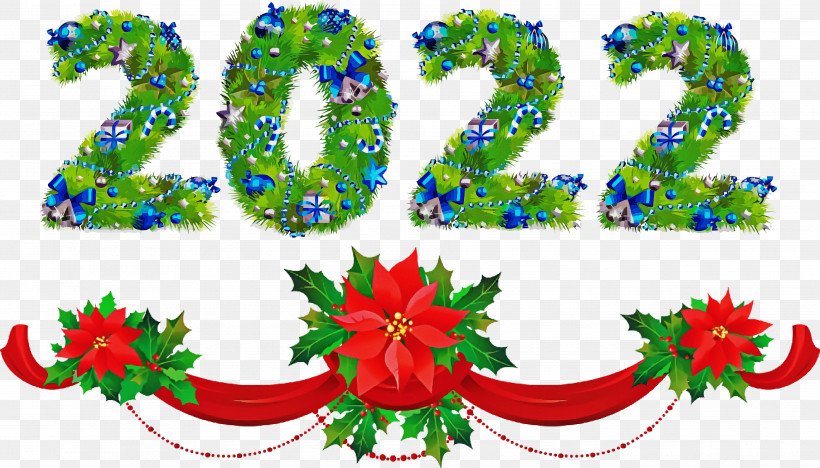 2022 New Year 2022 Happy 2022 New Year, PNG, 3729x2129px, Leaf, Biology, Geometry, Line, Mathematics Download Free