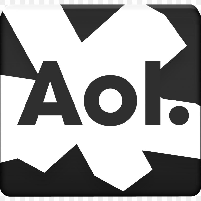 AOL Mail Email Client Webmail, PNG, 1024x1024px, Aol Mail, Aol, Black, Black And White, Brand Download Free