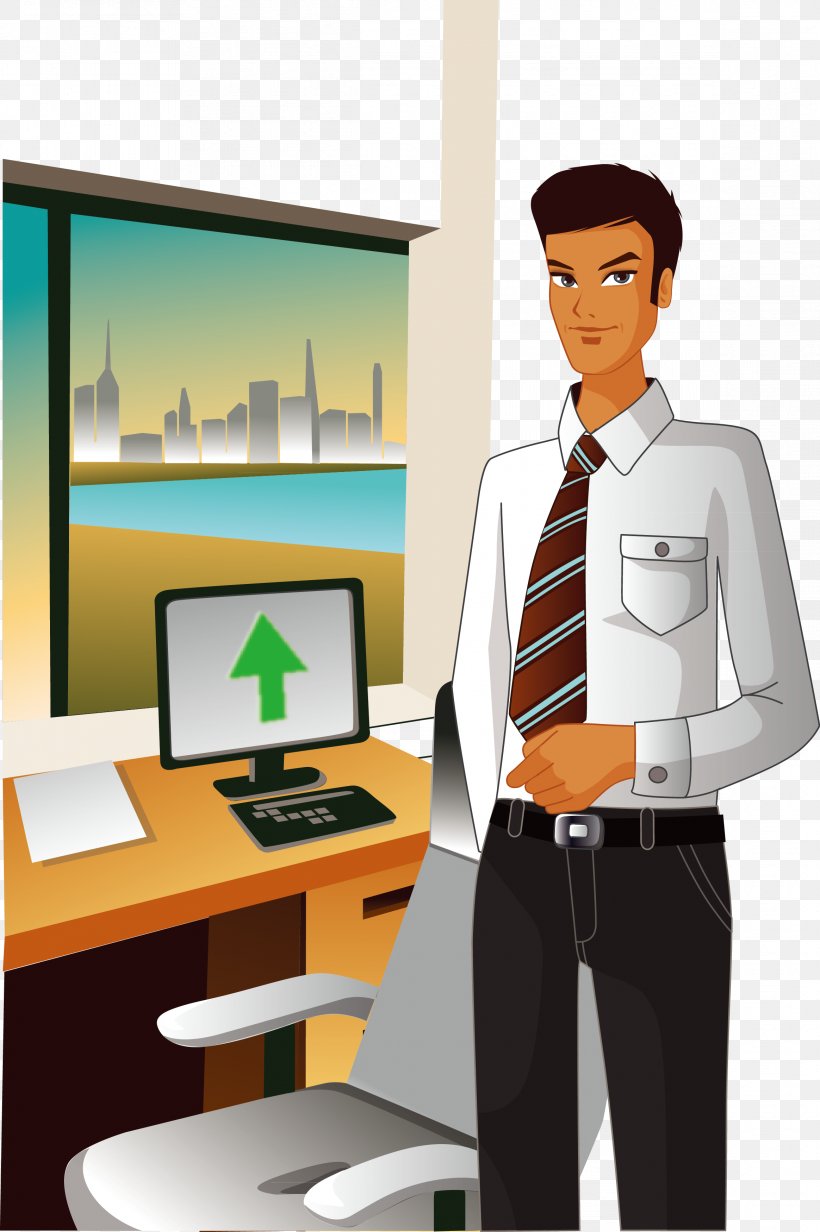 Cartoon Illustration, PNG, 2328x3500px, Cartoon, Business, Business Executive, Businessperson, Communication Download Free