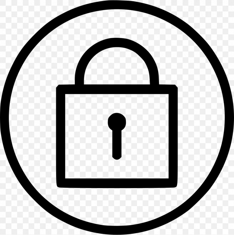 Lock Security, PNG, 980x982px, Lock, Area, Black And White, Computer Network, Data Download Free