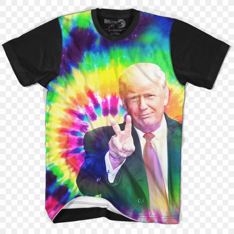 T-shirt Donald Trump Tie-dye United States, PNG, 1200x1200px, Tshirt, Donald Trump, Dye, Et The Extraterrestrial, Jaws Download Free
