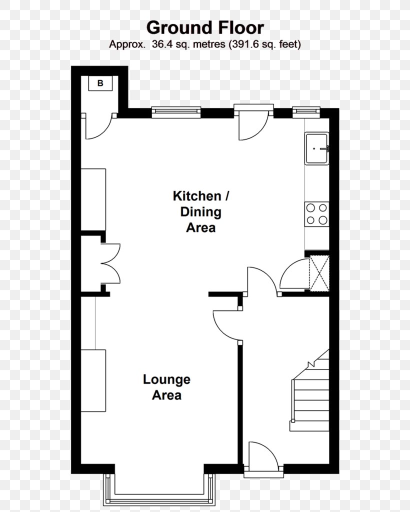Terraced House Floor Plan Open Plan Apartment, PNG, 556x1024px, House, Apartment, Area, Bathroom, Bedroom Download Free