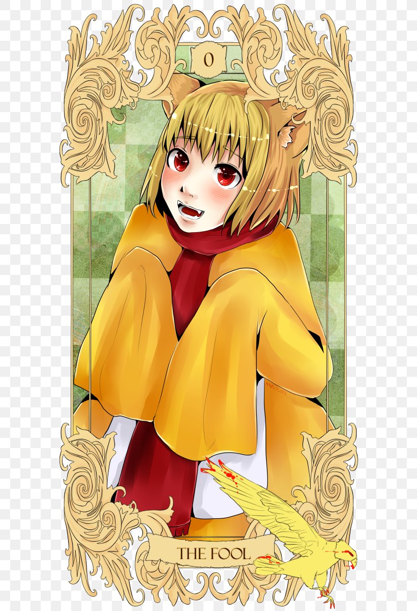 Comics Umineko When They Cry Blond Cartoon, PNG, 600x1200px, Watercolor, Cartoon, Flower, Frame, Heart Download Free