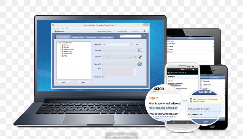 Computer Software Email Personal Computer Netbook Password, PNG, 2362x1358px, Computer Software, Brand, Communication, Computer, Computer Monitor Download Free