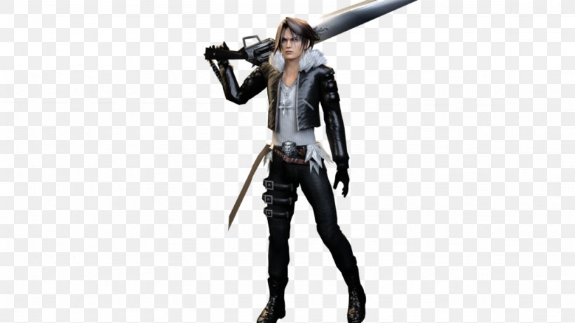 Final Fantasy VIII Squall Leonhart Dissidia Final Fantasy NT Rendering Video Games, PNG, 1024x576px, 3d Computer Graphics, Final Fantasy Viii, Action Figure, Animation, Costume Download Free