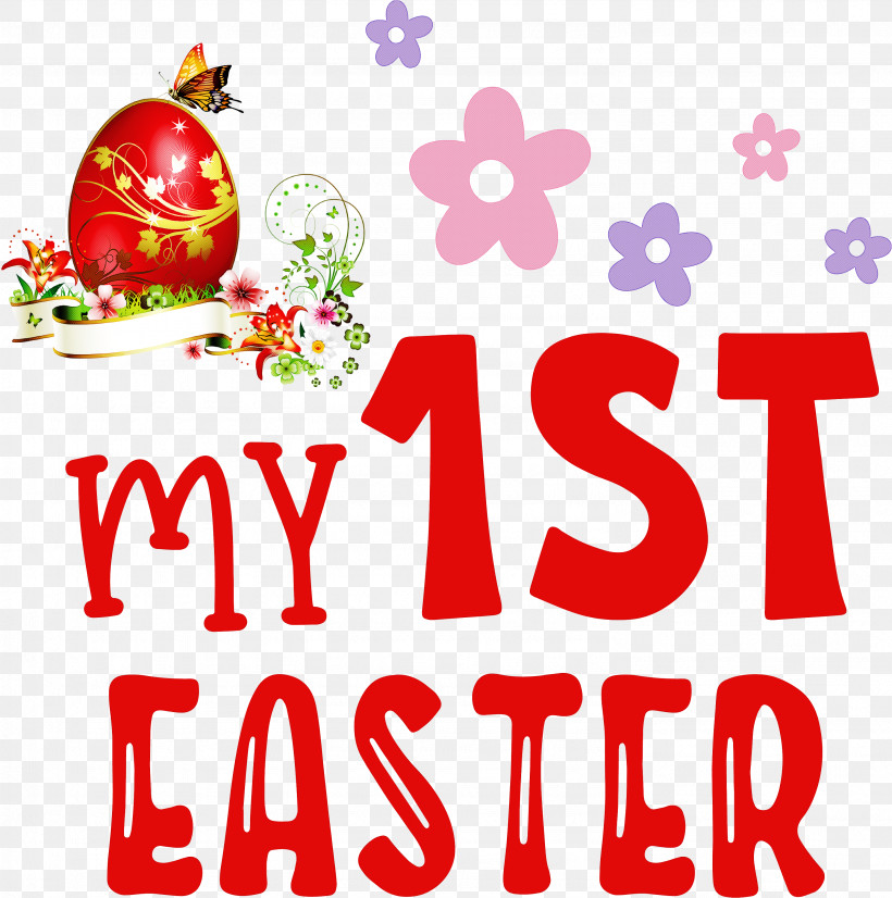 Happy Easter Day My 1st Easter, PNG, 2977x3000px, Happy Easter Day, Christmas Day, Christmas Decoration, Decoration, Flower Download Free
