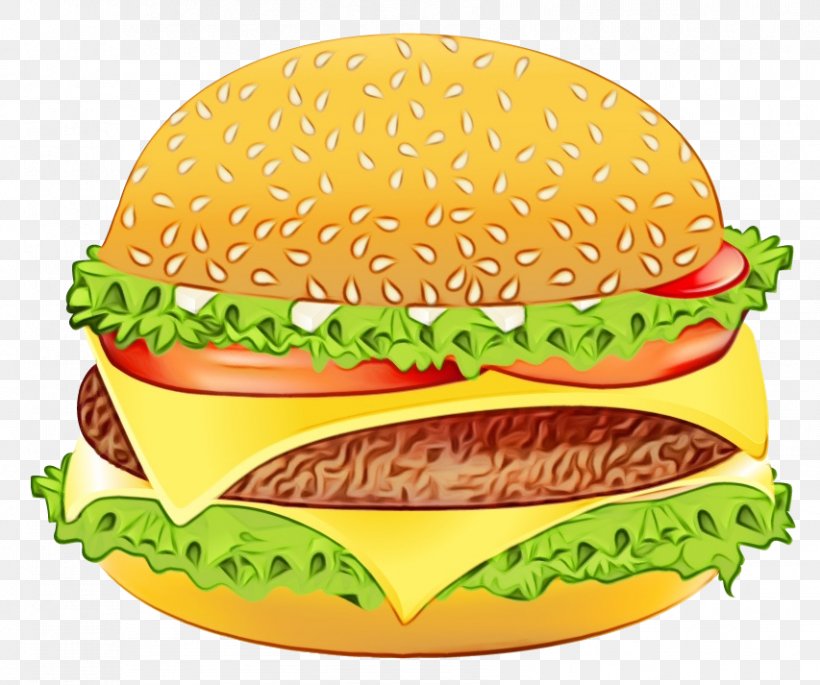 Junk Food Cartoon, PNG, 853x713px, Cheeseburger, American Food, Big Mac, Bun, Burger King Premium Burgers Download Free