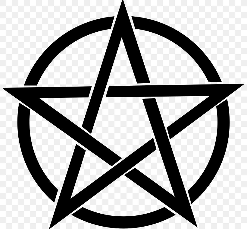 Pentagram Wicca Pentacle Clip Art, PNG, 800x759px, Pentagram, Black And White, Brand, Clip Art, Eliphas Levi Download Free