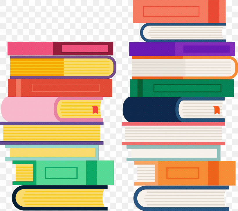 Stack Of Books Books, PNG, 3000x2662px, Stack Of Books, Books, Geometry, Line, Material Download Free