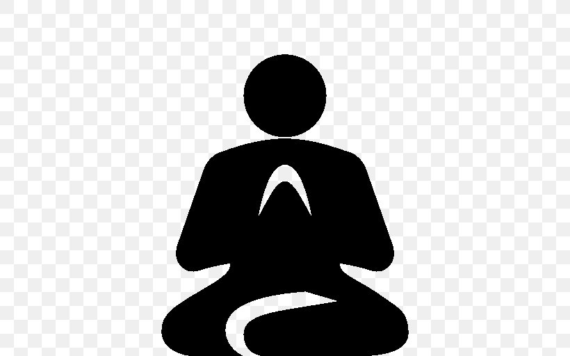 Buddhist Meditation, PNG, 512x512px, Meditation, Black And White, Buddhist Meditation, Guru, Linkware Download Free