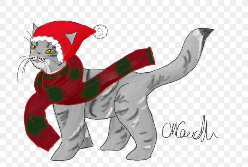 Cat Christmas Ornament Cartoon Tail, PNG, 900x608px, Cat, Carnivoran, Cartoon, Cat Like Mammal, Character Download Free