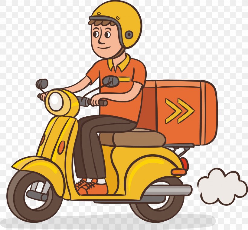 Courier Motorcycle Express, Inc. Clip Art, PNG, 2651x2457px, Courier, Art, Artwork, Cartoon, Delivery Download Free
