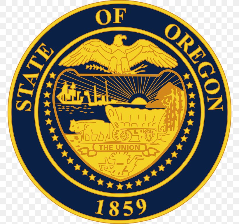 Seal Of Oregon Provisional Government Of Oregon Great Seal Of The United States Secretary Of State Of Oregon, PNG, 768x768px, Oregon, Badge, Brand, Emblem, Great Seal Of The United States Download Free
