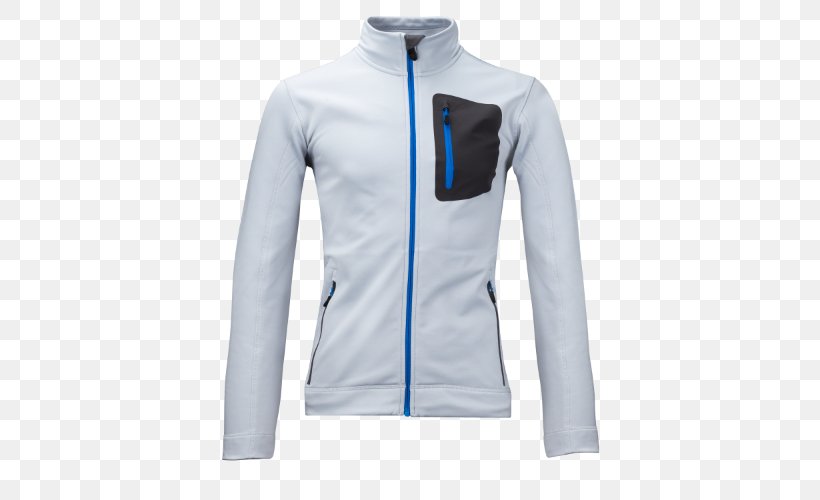 Sleeve Polar Fleece Jacket Outerwear Neck, PNG, 500x500px, Sleeve, Blue, Electric Blue, Jacket, Jersey Download Free