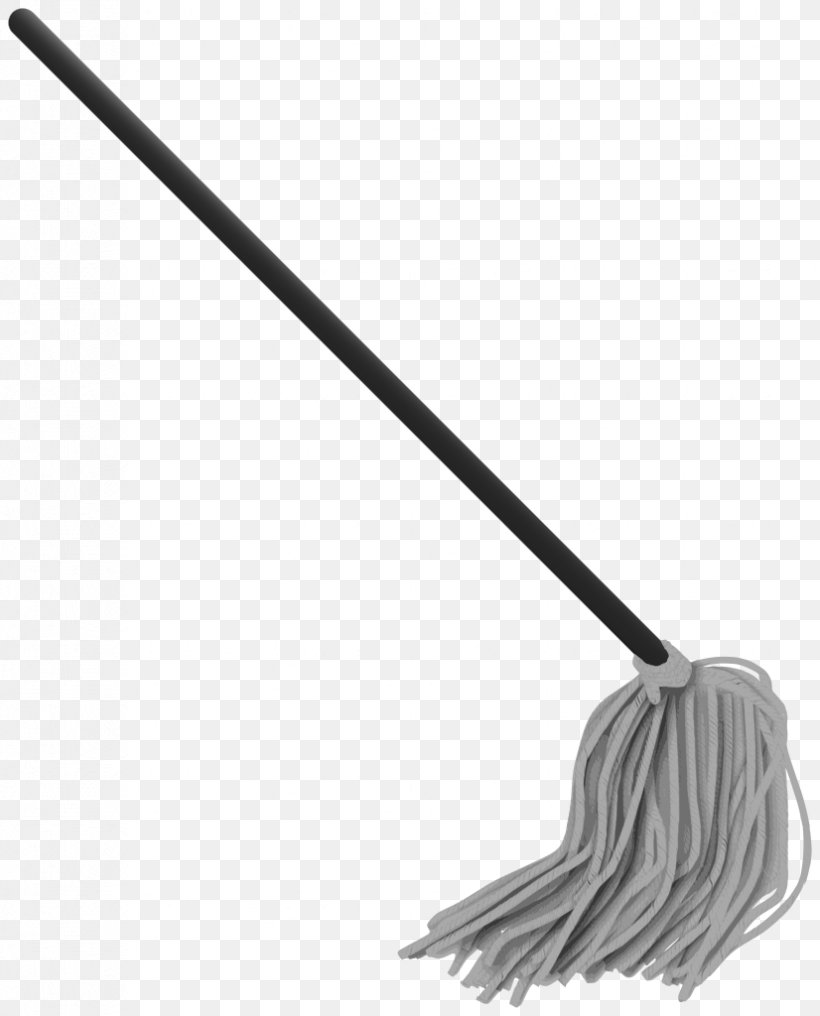 Mop Cleaning Tool Vacuum Cleaner Clip Art, PNG, 826x1024px, Mop, Black, Black And White, Broom, Brush Download Free