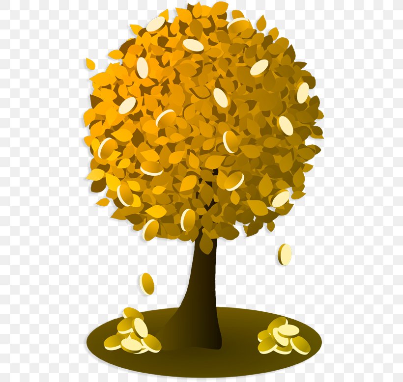 Clip Art Yellow Tree Woody Plant Plant, PNG, 500x778px, Yellow, Flower, Plant, Smile, Tree Download Free