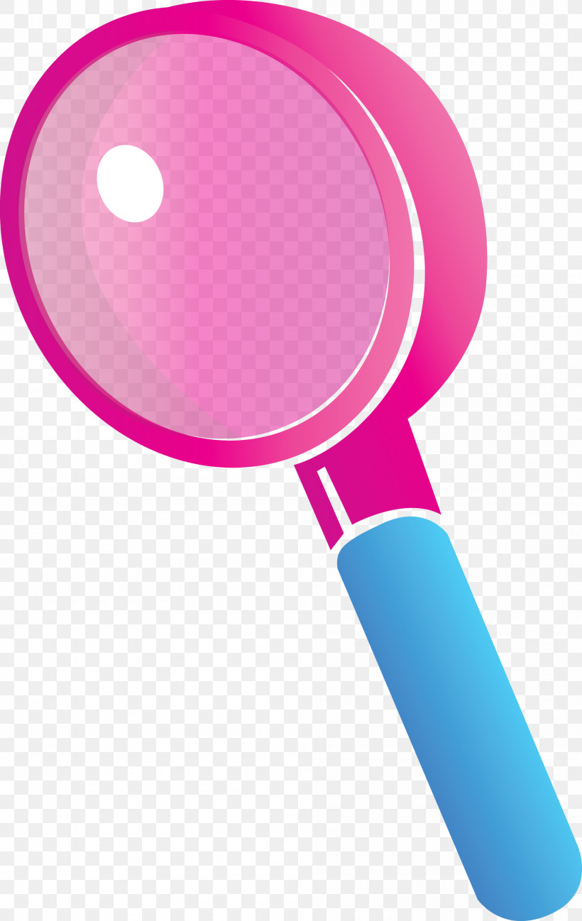 Magnifying Glass Magnifier, PNG, 1895x3000px, Magnifying Glass, Magenta, Magnifier, Material Property, Pink Download Free