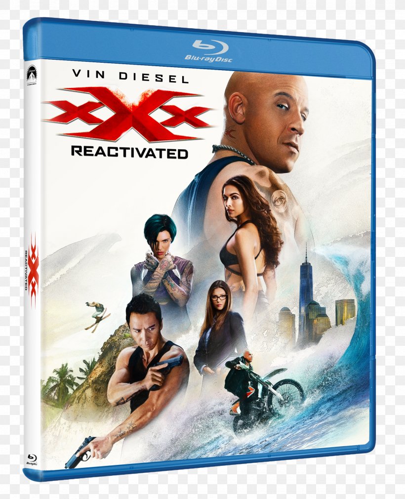 Vin Diesel XXx: Return Of Xander Cage Blu-ray Disc Digital Copy, PNG, 1742x2147px, Vin Diesel, Bluray Disc, D J Caruso, Deepika Padukone, Digital Copy Download Free