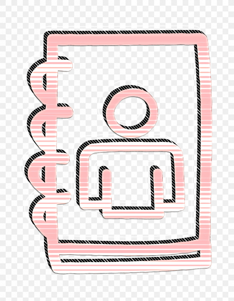 Hand Drawn Icon User Book Hand Drawn Symbol Icon Contact Icon, PNG, 1000x1284px, Hand Drawn Icon, Cartoon, Contact Icon, Geometry, Interface Icon Download Free