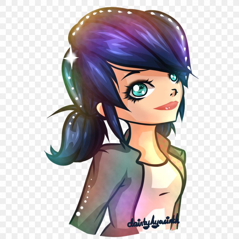 Marinette Dupain-Cheng YouTube Drawing, PNG, 1300x1300px, Watercolor, Cartoon, Flower, Frame, Heart Download Free