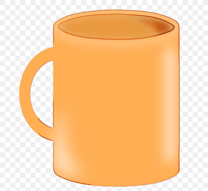 Orange, PNG, 670x752px, Watercolor, Cup, Drinkware, Earthenware, Mug Download Free