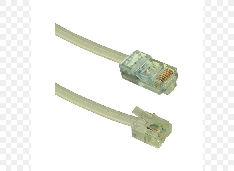 RJ-11 8P8C Telephone Plug Registered Jack Category 5 Cable, PNG, 600x600px, Telephone Plug, Asymmetric Digital Subscriber Line, Cable, Category 5 Cable, Computer Network Download Free