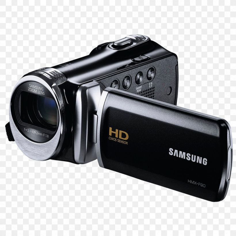 Camcorder Samsung HMX-F90 Video Cameras Handycam, PNG, 1000x1000px, Camcorder, Camera, Camera Lens, Cameras Optics, Digital Camera Download Free