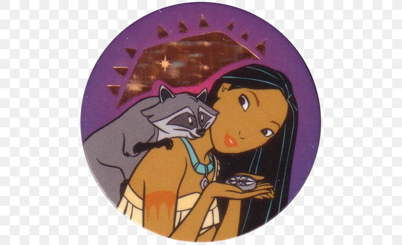 Cartoon Tableware Pocahontas, PNG, 500x500px, Cartoon, Pocahontas, Purple, Tableware Download Free