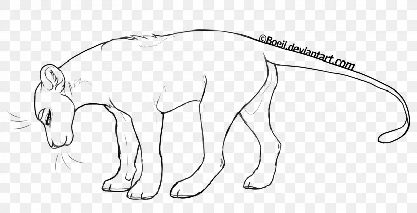 Lion Line Art Drawing Big Cat, PNG, 2918x1492px, Lion, Animal, Arm, Art, Artwork Download Free