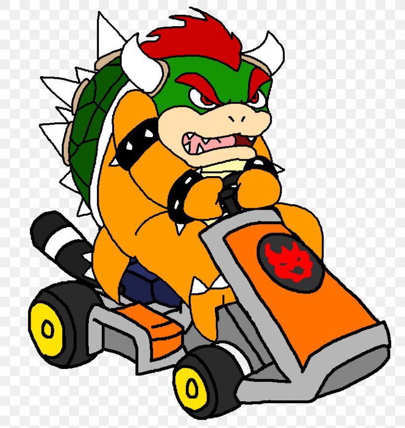 Mario Kart 7 Super Mario Kart Super Mario Bros. Bowser, PNG, 852x899px, Mario Kart 7, Artwork, Boos, Bowser, Car Download Free