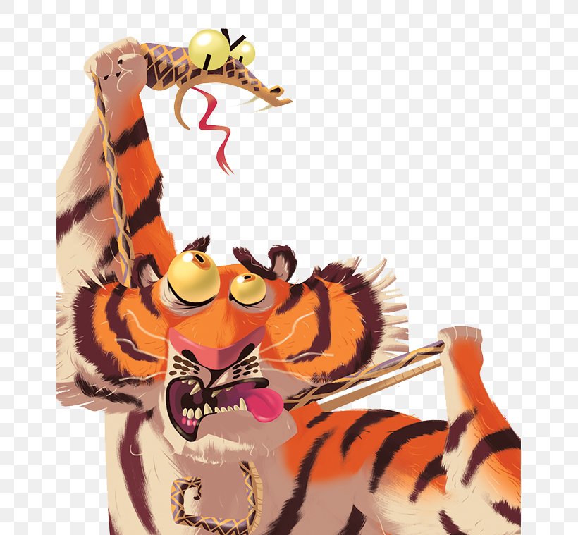 Tiger Deer Chevrotain Illustration, PNG, 659x759px, Tiger, Art, Big Cat, Big Cats, Carnivoran Download Free
