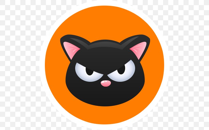 Whiskers Cat Android Cartoon Google, PNG, 512x512px, Whiskers, Android, Avatar, Black Cat, Carnivoran Download Free