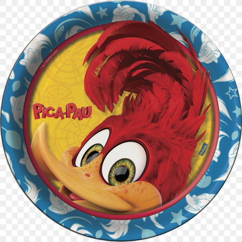 Woody Woodpecker Plate Party Birthday Disposable, PNG, 900x900px, 2017, Woody Woodpecker, Alvin And The Chipmunks, Bibi Brindes, Birthday Download Free