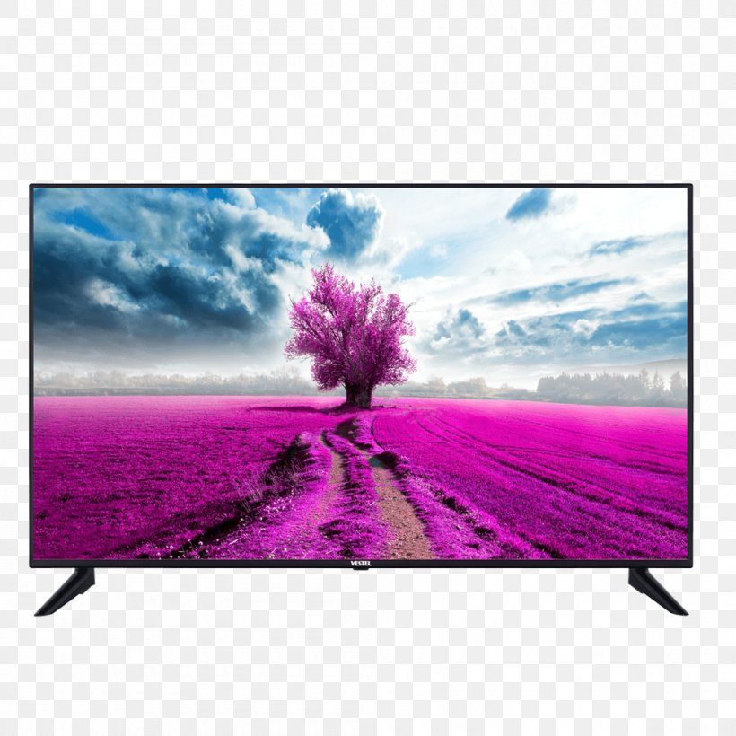 4K Resolution LED-backlit LCD Vestel UB8900 Television, PNG, 1000x1000px, 4k Resolution, Computer Monitor, Display Device, Flower, Highdefinition Television Download Free
