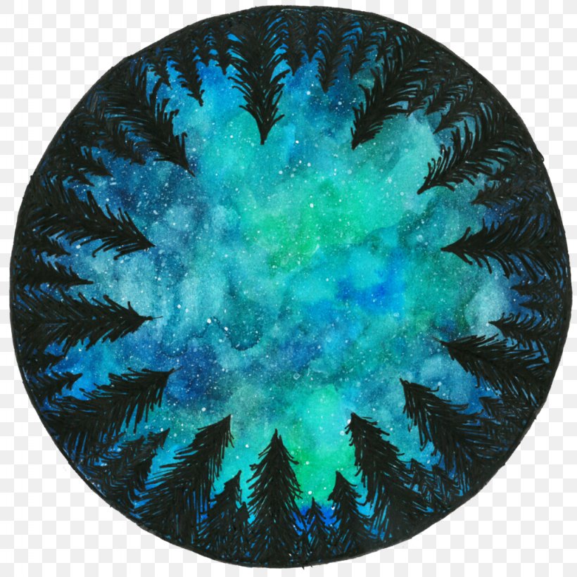 Galaxy Watercolor Painting Green Art Turquoise, PNG, 1024x1025px, Galaxy, Aqua, Art, Azure, Blue Download Free