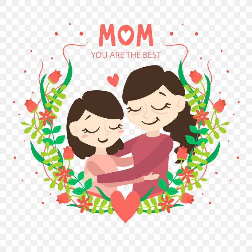 Mother's Day Vector Graphics Image Mothering Sunday, PNG, 1024x1024px, Mothers Day, Art, Cartoon, Cheek, Child Download Free