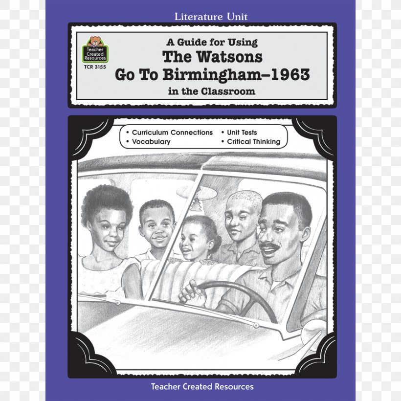 The Watsons Go To Birmingham – 1963 The Watsons Go To Birmingham 1963 Reading Guide E-book Fiction, PNG, 900x900px, Book, Amazoncom, Area, Cartoon, Ebook Download Free