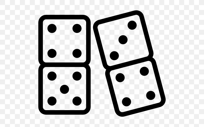 Dominoes, PNG, 512x512px, Dominoes, Black And White, Dice, Dice Game, Domino S Pizza Download Free