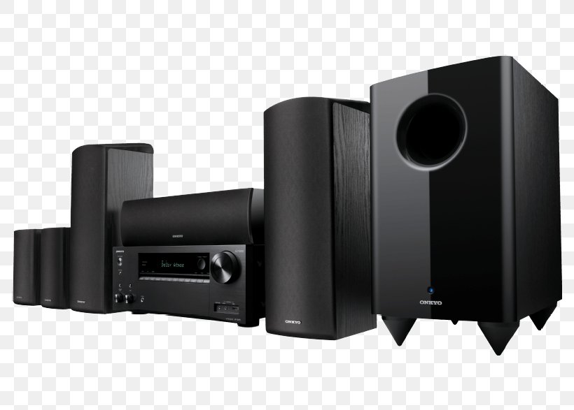 Home Theater Systems Loudspeaker Onkyo Blu-ray Disc Home Theater In A Box, PNG, 786x587px, Home Theater Systems, Audio, Audio Equipment, Av Receiver, Bluray Disc Download Free