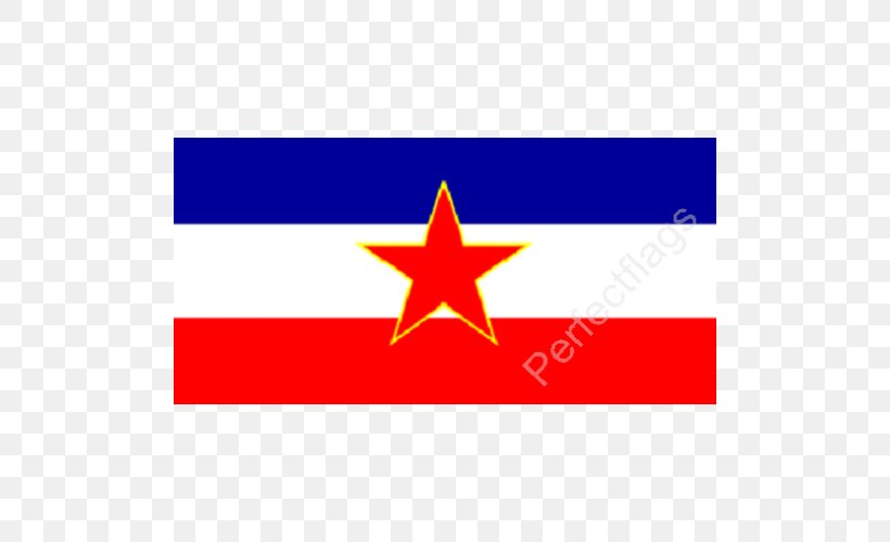 Socialist Federal Republic Of Yugoslavia Flag Of Yugoslavia Kingdom Of Yugoslavia, PNG, 500x500px, Yugoslavia, Area, Brotherhood And Unity, Civil Flag, Flag Download Free