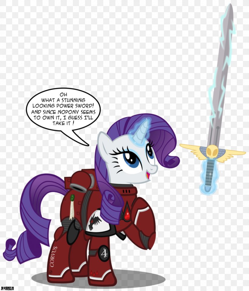 Warhammer 40,000 Rarity Pony Applejack Rainbow Dash, PNG, 878x1024px, Warhammer 40000, Applejack, Art, Cartoon, Corvi Sanguinari Download Free