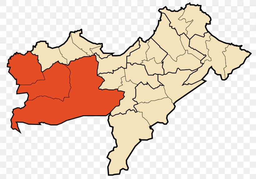 Bethioua Boutlélis District Es Sénia Misserghin, PNG, 970x682px, Districts Of Algeria, Area, Leaf, Map, Tree Download Free