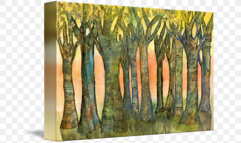 Painting Contemporary Art Collage Landscape, PNG, 650x487px, Painting, Art, Artist, Bamboo, Canvas Download Free