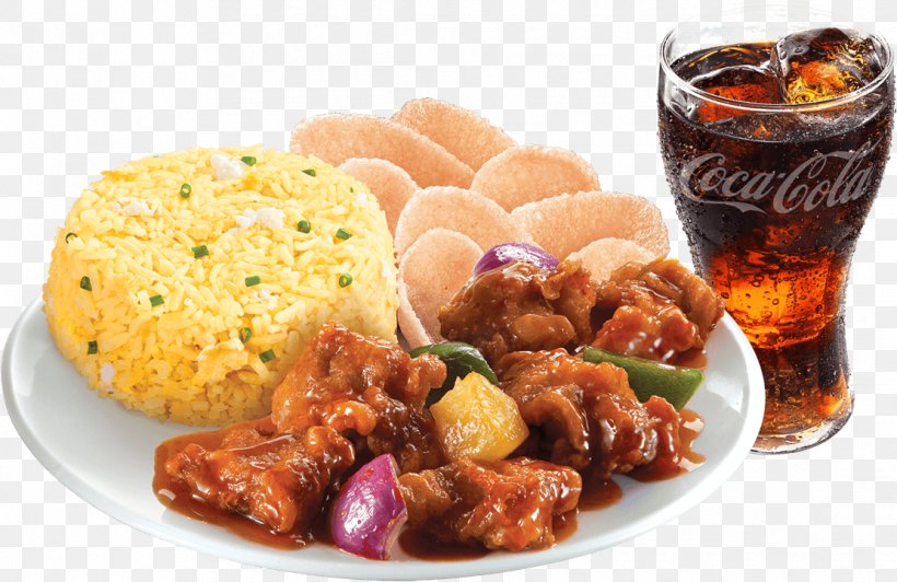 Sweet And Sour Pork Chinese Cuisine Fried Rice Full Breakfast, PNG, 1111x721px, Sweet And Sour, African Food, American Food, Breakfast, Chicken Balls Download Free