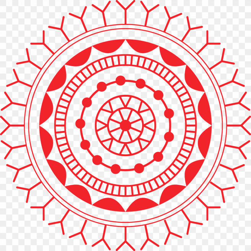 Circle Pattern Textile Visual Arts Symbol, PNG, 3000x2999px, Snowflake, Christmas, Circle, Paint, Symbol Download Free