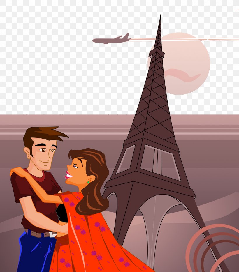 Eiffel Tower Stock Photography Illustration, PNG, 1500x1709px, Watercolor, Cartoon, Flower, Frame, Heart Download Free