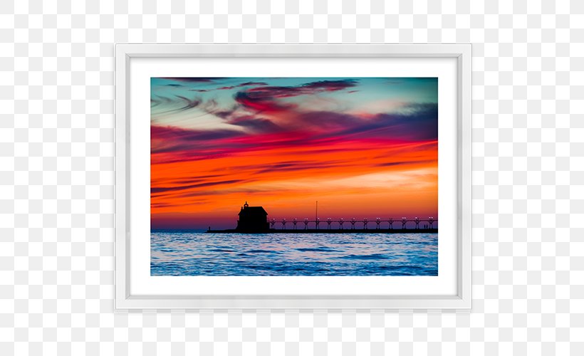 Grand Haven Picture Frames Photography Shore, PNG, 700x500px, Grand Haven, Art, Beach, Calm, Canvas Download Free